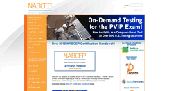 Desktop Screenshot of nabcep.org